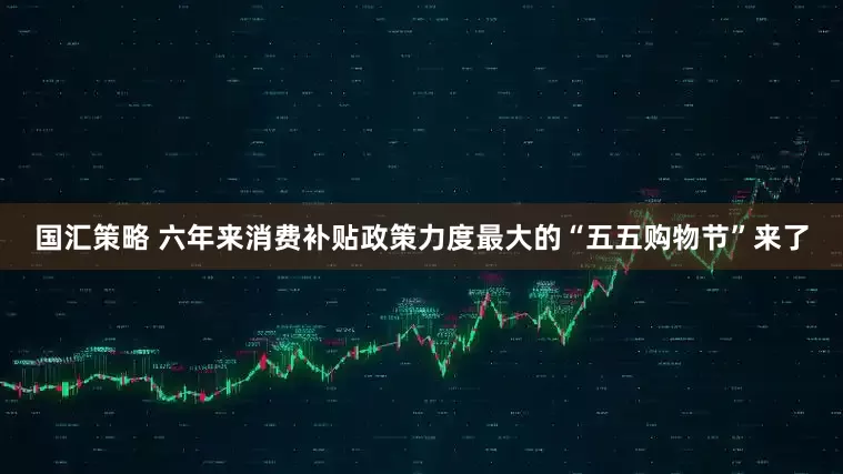 国汇策略 六年来消费补贴政策力度最大的“五五购物节”来了