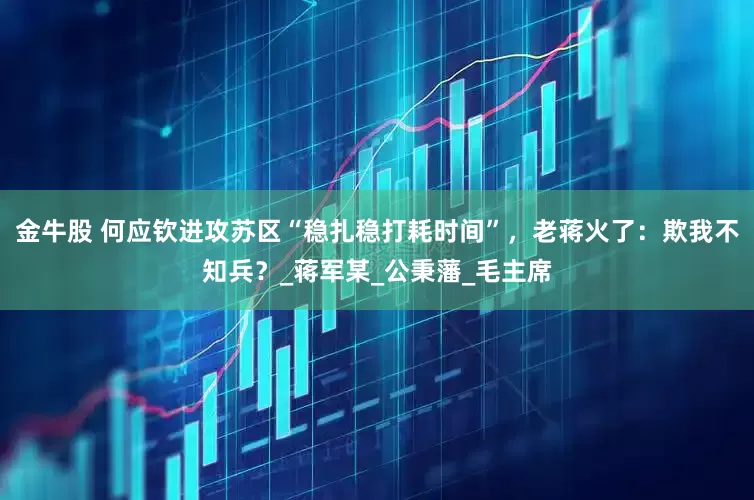 金牛股 何应钦进攻苏区“稳扎稳打耗时间”，老蒋火了：欺我不知兵？_蒋军某_公秉藩_毛主席